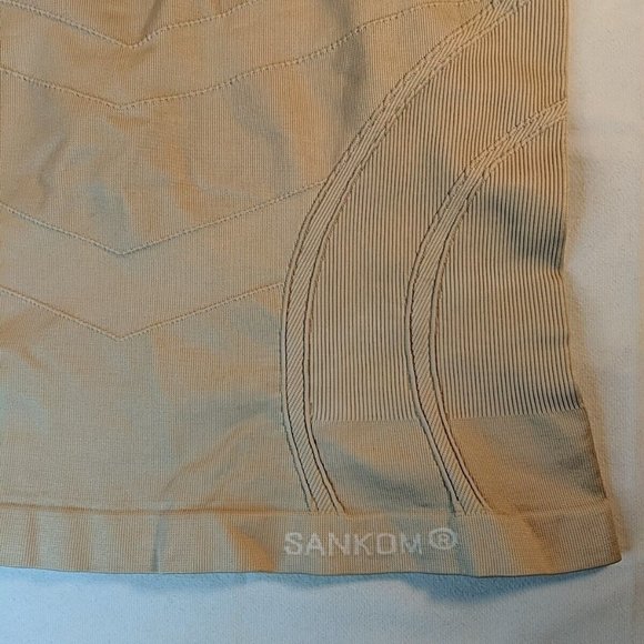 Sankom Support and Posture Bra Swiss Womens XXXL Nude Beige Skin Shaping Vest - Picture 2 of 12